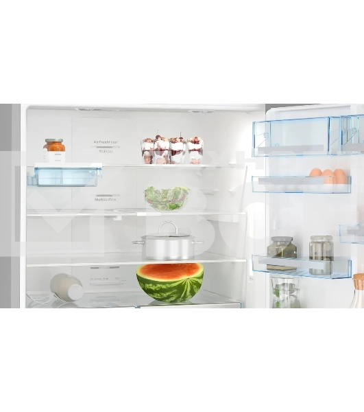 Холодильник Bosch KGN86AI32U серебристый двухкамерный 479/140л морозилка снизу