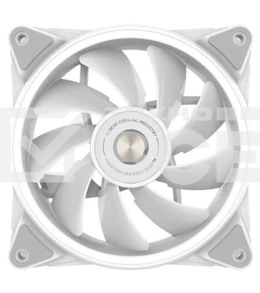 Вентилятор для корпуса Alseye HALO PRO W белый, 120 мм, 2100 об/мин, 26 дБ, 4 pin