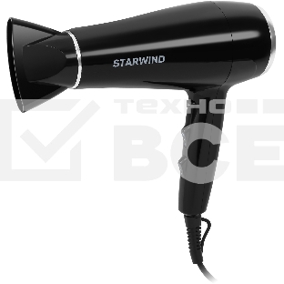 Фен Starwind SHD 7080 2000Вт черный/хром