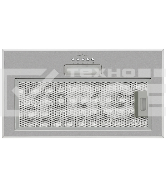 Вытяжка полновстраиваемая Krona AMELI LIGHT 600 INOX PB управление кнопочное, нержавеющая сталь