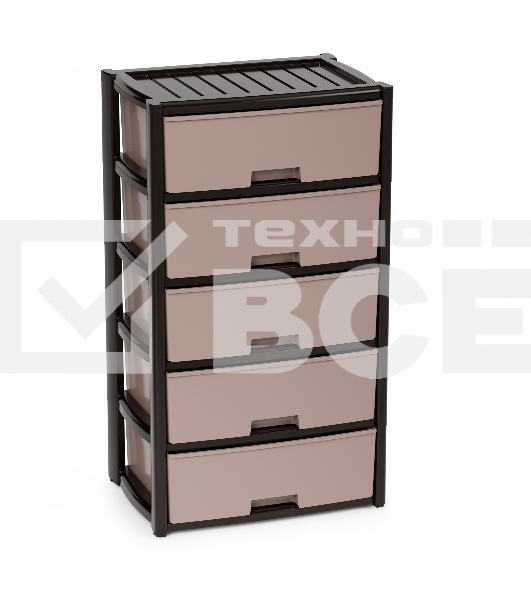 Комод Альтернатива Колорит 5 секц., венге, широкий М8762