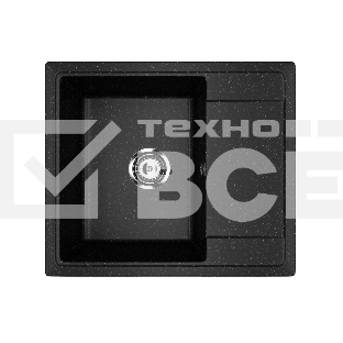 Мойка кухонная PRACTIK PR-M 575-004 черный оникс