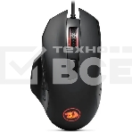 Мышь проводная REDRAGON Gainer черный, 3200 dpi, USB, кнопки - 6, фото 1