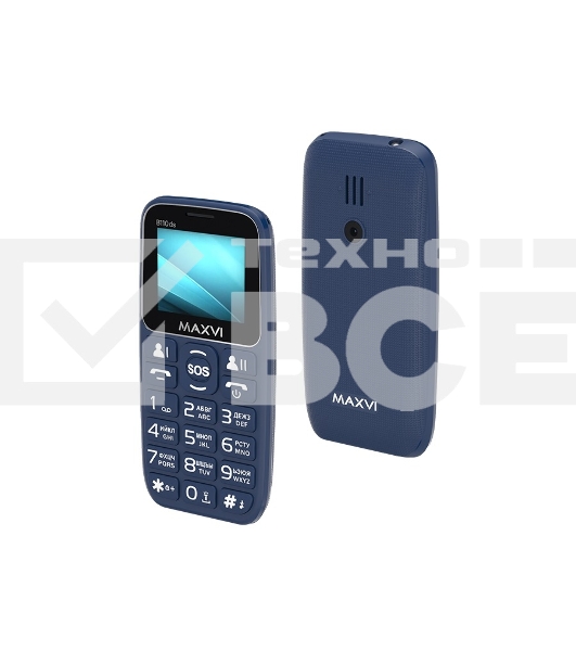 Мобильный телефон Maxvi B110ds синий