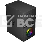 Компьютерный корпус CBR mATX Minitower V867, без БП, 1хUSB 3.0, 2хUSB 2.0, HD Audio+Mic, Rainbow Fan, Black PCC-MATX-V867-WPSU, фото5