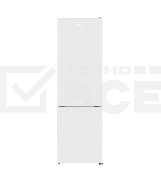 Холодильник Maunfeld MFF200NFSTWE белый двухкамерный 271/106л л морозилка снизу, No Frost