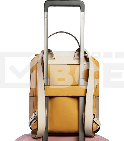 Рюкзак женский Piquadro Circle CA5566W92/GBE шафрановый/бежевый кожа