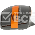 Мышь беспроводная A4Tech Fstyler FG30S серый/оранжевый, 2000 dpi, радиоканал, USB, кнопки - 6, фото12