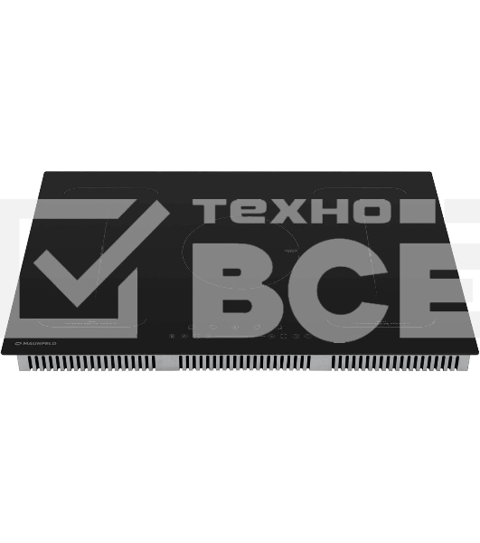 Индукционная варочная панель Maunfeld EVI.775-FL2-BK, конфорок: 5 шт., стеклокерамика, независимая, черный