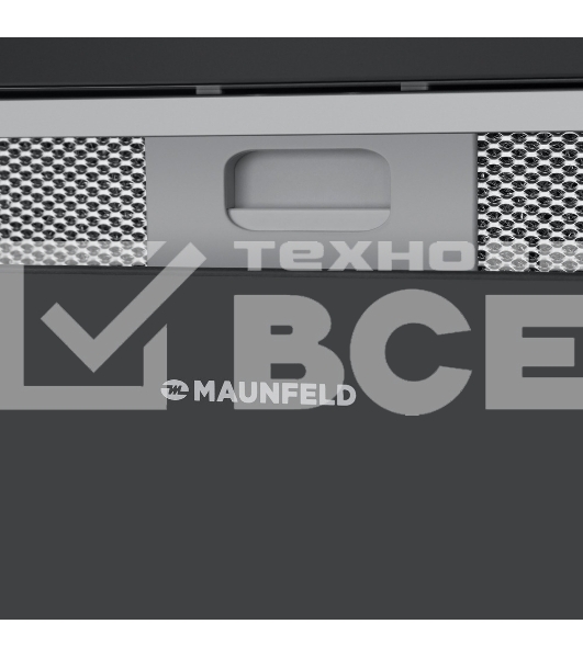 Вытяжка встраиваемая Maunfeld Fantasy Light 60 черная, 59.7 см, 800 куб. м/ч, 52 дБ