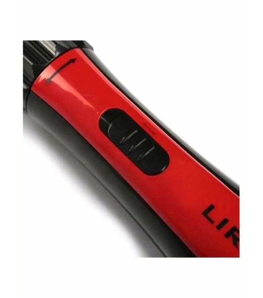Фен-щетка LIRA LR 0707 черный/красный, 1200 Вт, 50 мм