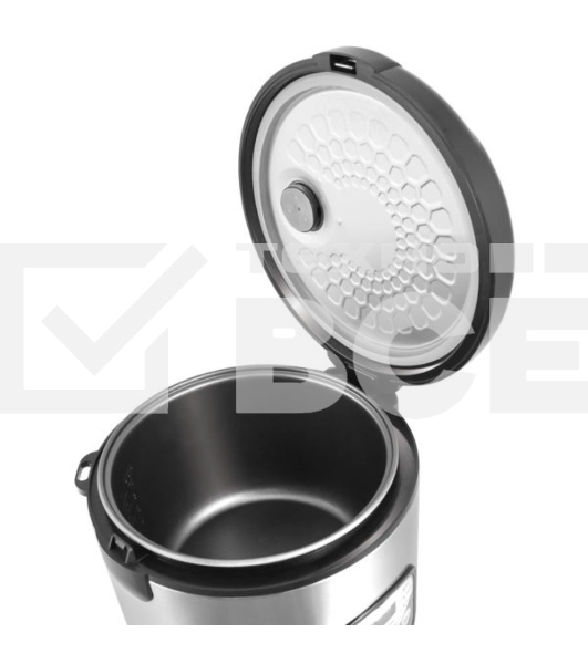 Мультиварка Centek CT-1490 (сталь)скороварка,1000Вт; 5.0л, 8 программ, ненагр крышка, а/п покр(4)