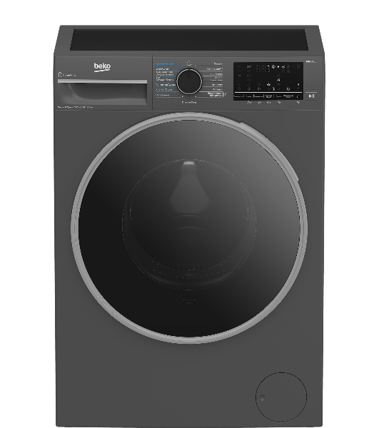 Стирально-сушильная машина Beko B3DFR57H22A антрацит, загрузка фронтальная 7.5кг, 1200 об/мин., класс: B