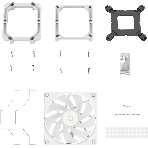 Кулер для процессора Ocypus Delta A40 SE WH Dual Fan ARGB, 2x120mm ARGB FAN, Top ARGB Panel, 4 HEAT PIPES, 4-PIN PWM, 800-1800 RPM, 31DBA, HYDRO BEARING, LGA115X/1200/1700/18XX, AM4/AM5, фото3