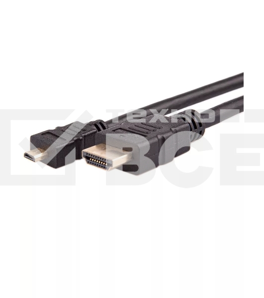Кабель VCOM/TELECOM HDMI-19M -- MicroHDMI-19M ver 2.0+3D/Ethernet,1m Telecom <TCG206-1M>