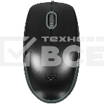 Мышь проводная Logitech M110 Silent черный, 1000 dpi, USB, кнопки - 3, фото 1