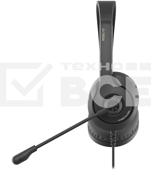 Наушники с микрофоном A4Tech Fstyler FH100i черный 1.8м накладные оголовье (FH100I)