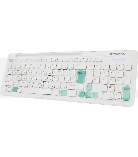 Клавиатура + мышка Defender CERRATO C-978 RU WHITE-BLUE