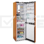 Холодильник Бирюса Б-T980NF оранжевый двухкамерный 240/130 л морозильник снизу, No Frost, фото4