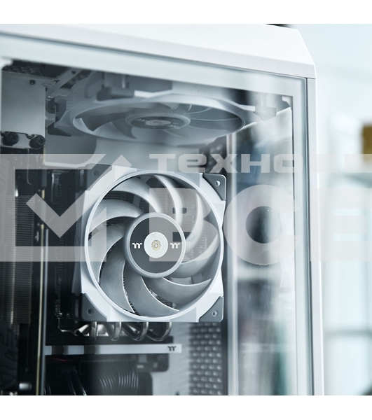 Вентилятор для корпуса Thermaltake TOUGHFAN 12 белый, 120 мм, 2000 об/мин, 22.3 дБ, 4 pin