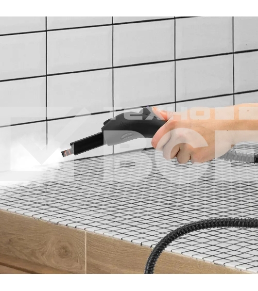 Пароочиститель напольный Kitfort КТ-9185 2000Вт черный/сиреневый