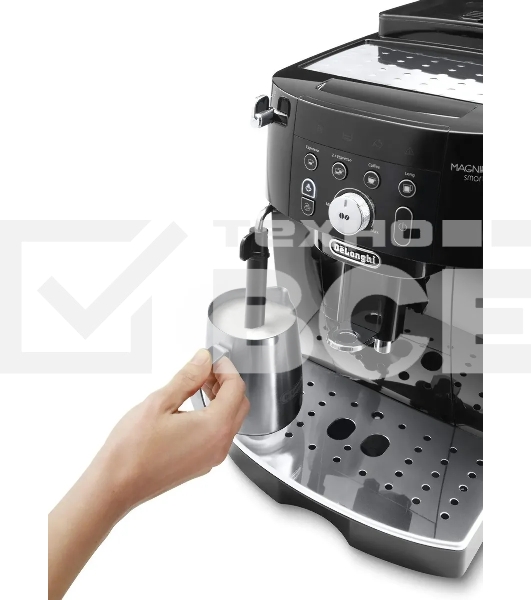 Кофемашина автоматическая DeLonghi Magnifica S ECAM230.13.B черный, исп. кофе - молотый/зерновой, 1.8 л, 1450 Вт, 15 Бар.