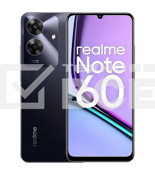 Смартфон Realme Note 60 RMX3933, 6/128Gb, черный