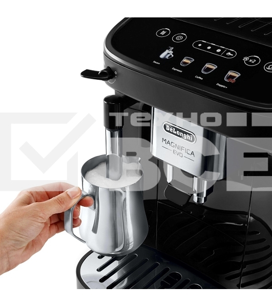 Кофемашина автоматическая DeLonghi ECAM290.22.B черный, исп. кофе - зерновой/молотый, 1.8 л, 1450 Вт, 15 Бар.