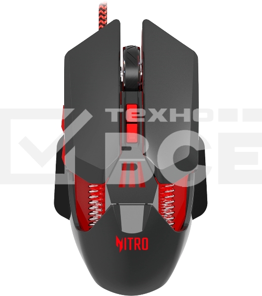 Мышь проводная Acer Nitro OMW302 черный, 7200 dpi, USB, кнопки - 7