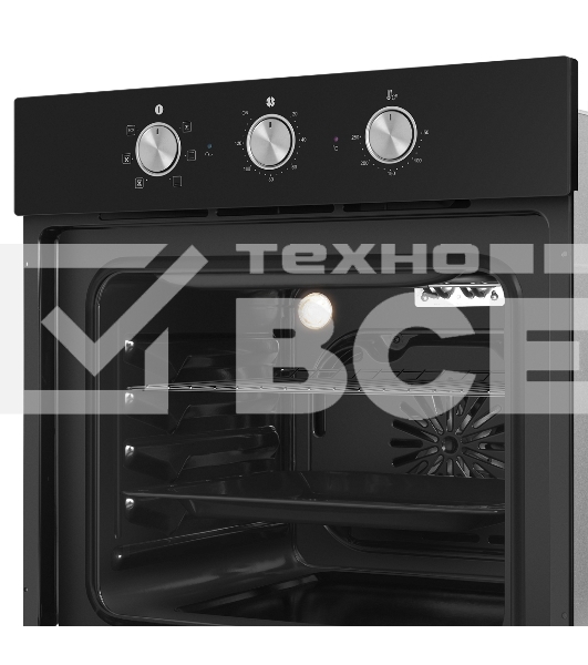 Духовой шкаф электрический HOMSair OEF606BK чёрный