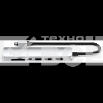 Док-станция (USB-хаб) Satechi ST-P7SS 7-in-1 USB-C Slim Multiport Adapter with Ethernet (Type-C,HDMI, 2xType-A, SD,microSD, RJ-45), до 80 Вт серебристый, фото2