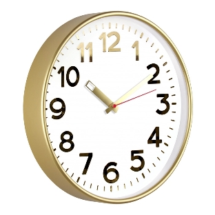 Часы настенные TROYKA 78778781 золотист круглые