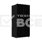 Холодильник Kuppersberg NFFD 186 BG черное стекло трехкамерный 303/172л морозилка сбоку, No Frost, Side by Side, фото4