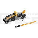 Домкрат гидравлический подкатной с фиксатором Denzel, 2 т, 130-330 мм 51153, фото7