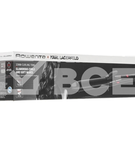 Щипцы для завивки волос Rowenta CF323LF0 черный, 32 мм, 200 °C, 8 режимов