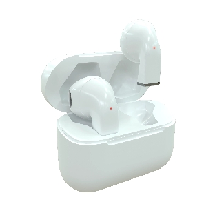 Наушники TWS More Choice БВ06 белый, вкладыши, Bluetooth, сенсорное управление, до 4 ч