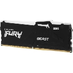Оперативная память Kingston Fury Beast, DDR5, 16Gb (1x16 Gb), 6400 MHz, CL32, радиатор, RGb, черный, фото4