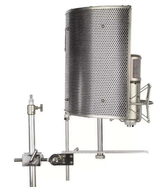 Акустический экран sE Electronics REFLEXION FILTER PRO для устранения отраженных звуковых волн и интерференции на капсюле. Улучшенает звуковые характеристики комнаты и микрофона.