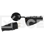 Розетка ЭРА RX10-B-IP44 каучуковая c заземлением 16А IP44 прямая черная, фото4