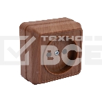 Розетка 1-м ОП Октава 10А IP20 без заземл. дуб ИЭК ERO10-K04-10-DC, фото2