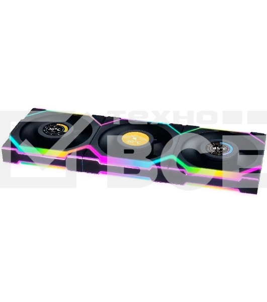 Комплект вентиляторов для корпуса Lian Li Uni Fan SL Wireless 120 LCD ARGB (3 шт.) G99.12SLLCD1W3B.R0 черный, 120 мм, 1900 об/мин, 29.5 дБ, 4 pin