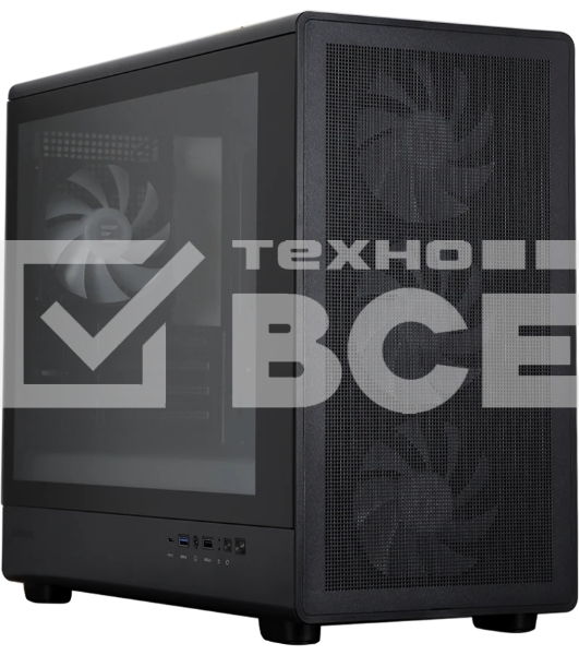 Компьютерный корпус ZALMAN M5, MATX, BLACK, WINDOW, 1xCombo (3.5'' or 2.5''), 1x3.5