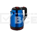 Чайник электрический Homestar HS-1003 1.8л нержавейка, синий, фото 1