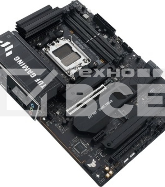 Материнская плата ASUS TUF GAMING X870E-PLUS WIFI7, AM5, AMD X870E, 4xDDR5, 4xSATA, 4xM.2, 1xPCIe 5.0 x16, 1xPCIe 4.0 x4, 1xPCIe 3.0 x1, 1xHDMI, 1x2.5Gb LAN, Wi-Fi 7, Bluetooth 5.4, 2xUSB-C 40Gbps, 3xUSB-A 10Gbps, 4xUSB-A 5Gbps, 4xUSB-A 2.0, 3x3.5 мм, 7.1