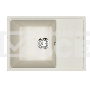 Мойка кухонная PRACTIK PR-M 600-001 белый камень