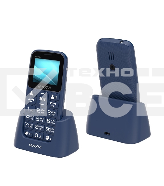Мобильный телефон Maxvi B110ds синий