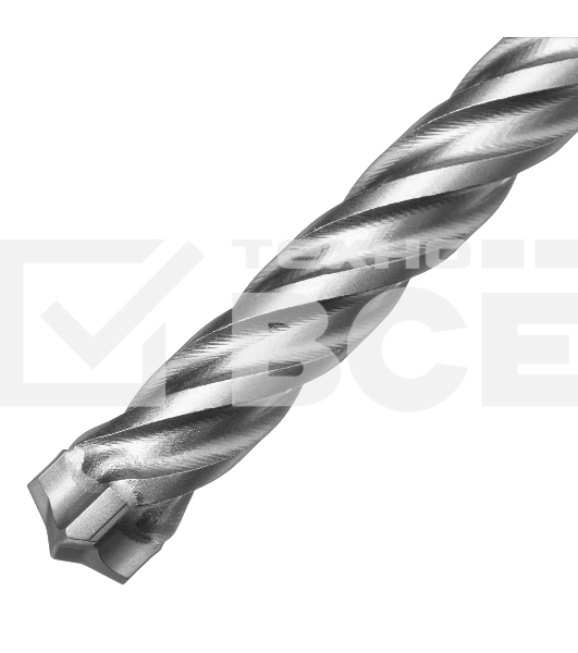 Бур по бетону Denzel цельная крестовая пластина, 12x215 мм, SDS PLUS