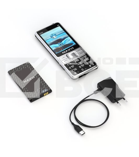 Мобильный телефон Maxvi X900 4G черный