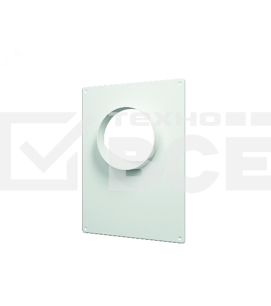 Площадка торцевая пластиковая ERA 180х250 фланец D130 130ПТП