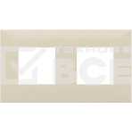 Рамка 4мод. ARTLEBEDEV Avanti 'Ванильная дымка' ДКС 4405904, фото2